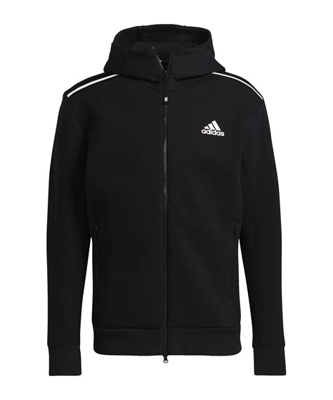 adidas kapuzenjacke schwarz weiß|Kapuzenjacken .